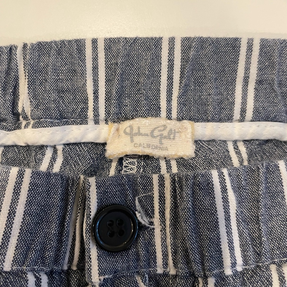 Brandy Melville John Galt Blue & White Stripe Tilden Slim Pants Women’s One Size - Picture 6 of 6